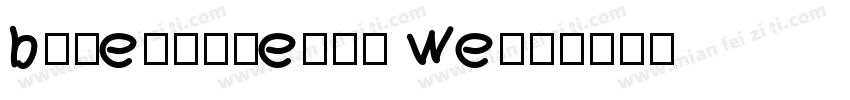 bareauagency we字体转换